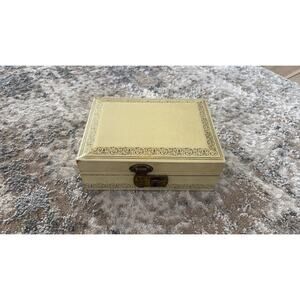 Vintage Decorative Jewelry Box with Ornate Design
